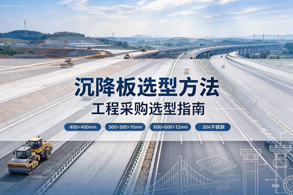 临泽沉降板选择方法