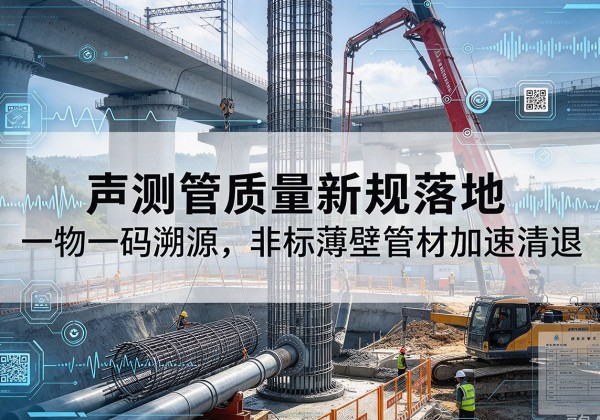 临泽声测管质量新规落地，一物一码溯源，非标薄壁管材加速清退
