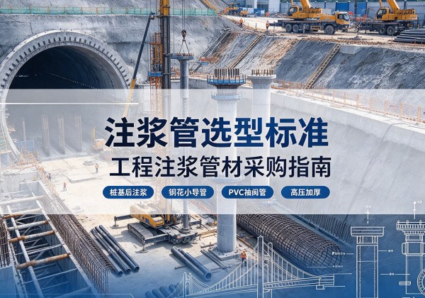 临泽注浆管选型标准